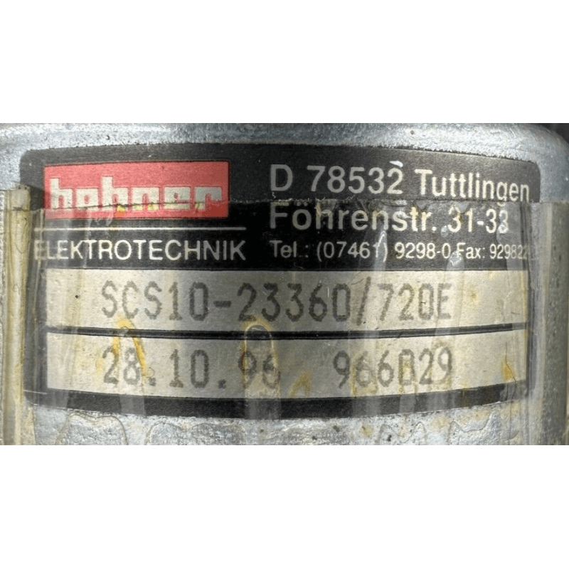 Single-turn encoder HOHNER SCS10-23360/720E 966029