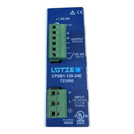 LUTZE CPSB1-120-24E ALIMENTATION ELECTRIQUE