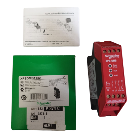 SCHNEIDER ELECTRIC XPSDMB1132 Module pour interrupteur magnétique 027414