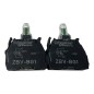 SCHNEIDER LOT DE 2 X ZBV-BG1 MODULE D'ECLAIRAGE