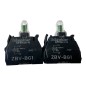 SCHNEIDER LOT DE 2 X ZBV-BG1 MODULE D'ECLAIRAGE