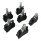 SCHNEIDER LOT DE 6 X ZBV-BG3 MODULE D'ECLAIRAGE