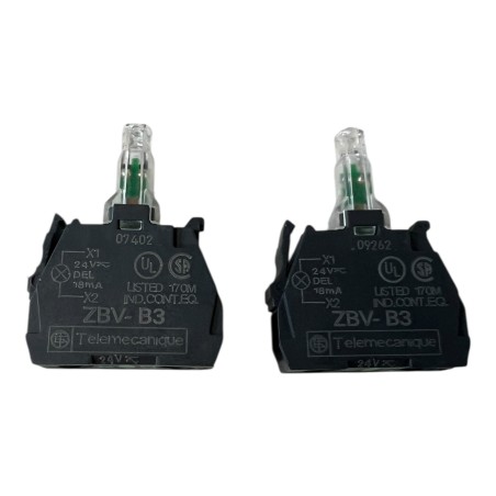 SCHNEIDER LOT DE 2 X ZBV-B3 MODULE D'ECLAIRAGE
