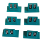 Lot de 6 CONNECTEURS TC K FEM, STD CLOISON (PSIF-K)