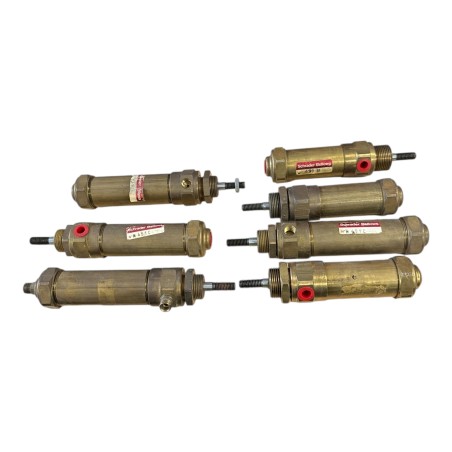 LOT DE 7 SCHRADER BELLOWS VERIN PNEUMATIQUE