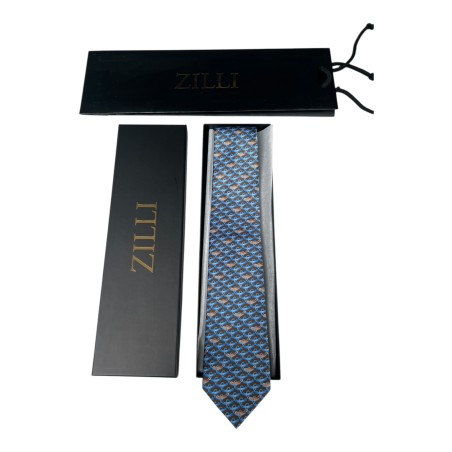 CRAVATE ZILLI ORIGINALE EN SOIE 7 PLIS