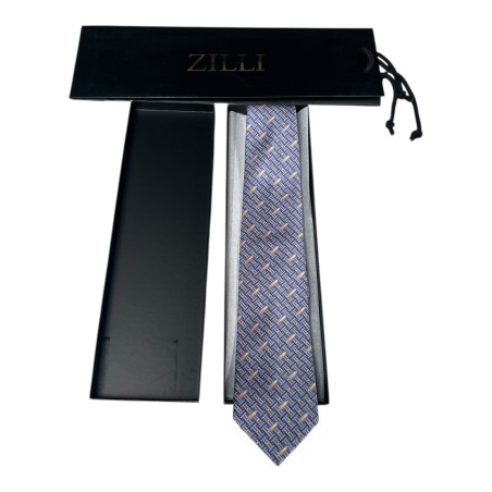 CRAVATE ZILLI ORIGINALE EN SOIE 7 PLIS