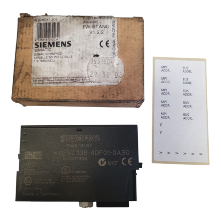 SIEMENS 6ES7 138-4DF01-0AB0 Pièce de rechange pour automate