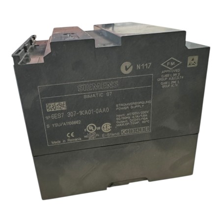 SIEMENS 6ES7 307-1KA01-0AA0 ALIMENTATION ENTREE 120/230V