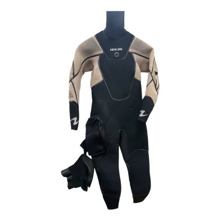 copy of AQUALUNG BLIZZARD PRO 4mm COMPRESSED COMBINAISON PLONGEE ETANCHE HOMME TAILLE XL
