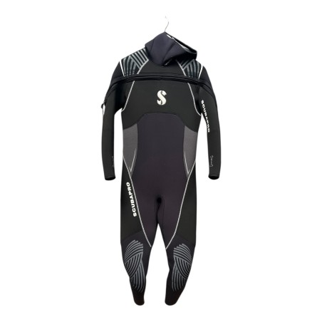 SCUBAPRO DEFINITION HOOD FZIP 7mm HOOD COMBINAISON PLONGEE AVEC CAGOULE HOMME L