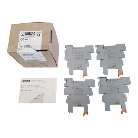 PHOENIX CONTACT PLC-BSC-24DC/21 Socle pour relais 4 pièces