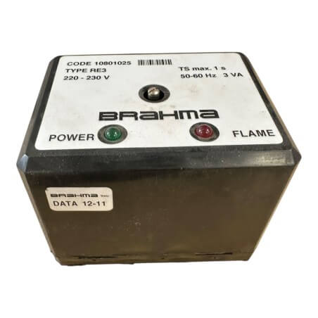 BRAHMA 10801025 PUISSANCE PANNEAU DE CONSEIL TYPE RE3 PUISSANCE PANNEAU DE CONSEIL CHAUDIÈRE À BRÛLEUR