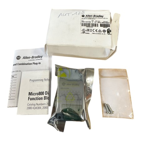 ALLEN BRADLEY 2080-IQ4/OB4 PLC MODULE