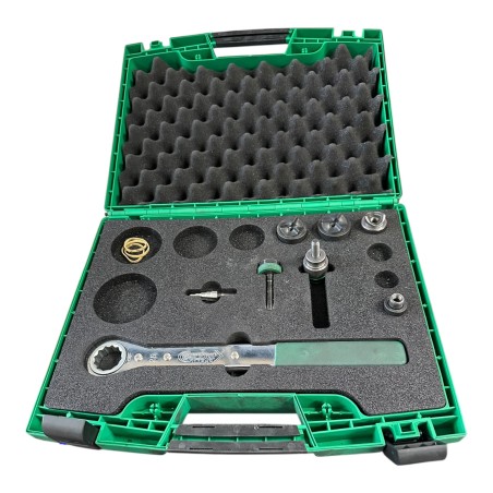 E-ROBUR PE9-21/016135 COFFRET  POINCONS ET MATRICES AVEC AXES ET CLE