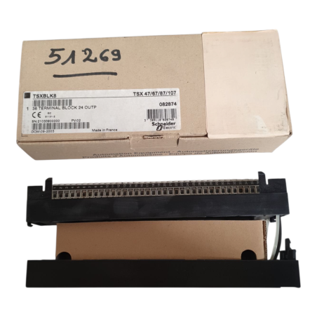 SCHNEIDER ELECTRIC TSXBLK8 36 TERMINAL BLOCK 24 OUTP 082874