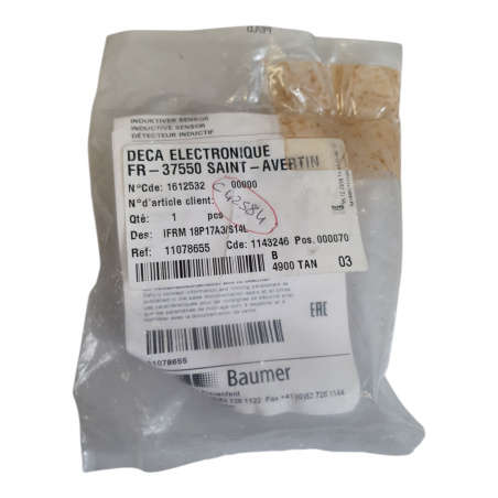 BAUMER ELECTRIC IFRM 18P17A3/S14L Détecteur de proximité
