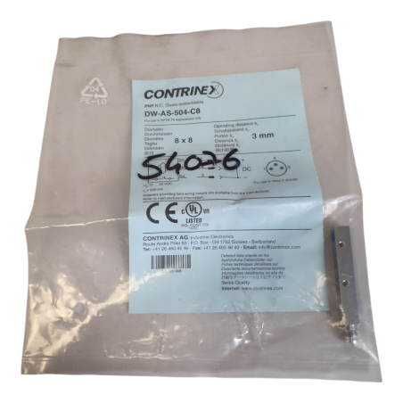 CONTRINEX DW-AS-504-C8 Capteur inductif