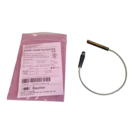 BAUMER FHDK 04G6102/KS35A Diffuse sensor with background suppression
