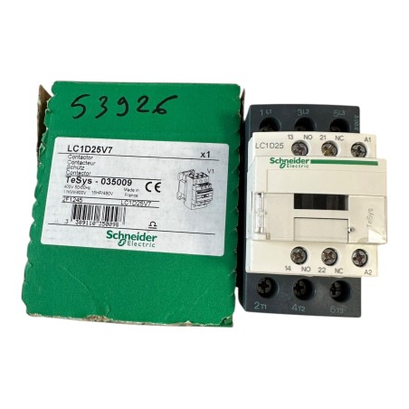 SCHNEIDER ELECTRIC LC1D25V7 CONTACTEUR