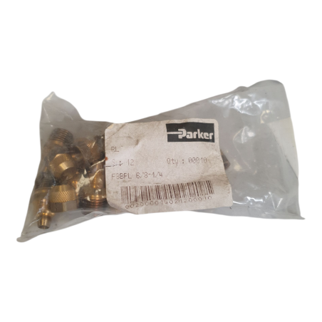 PARKER F3BPL 6/8-1/4 Raccords à canule Lot de 10