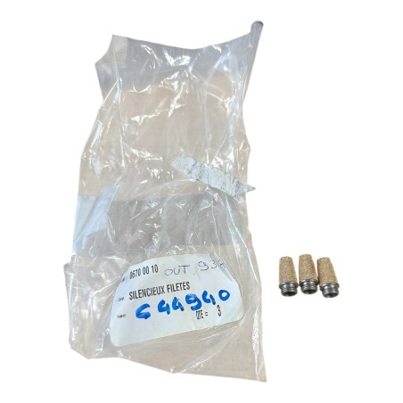 LOT DE 3 LEGRIS 0670 00 10 SILENCIEUX PNEUMATIQUE