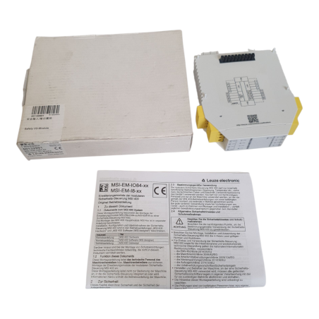 LEUZE ELECTRONIC MSI-EM-IO84-03 Module entrée sortie de sécurité 50132991