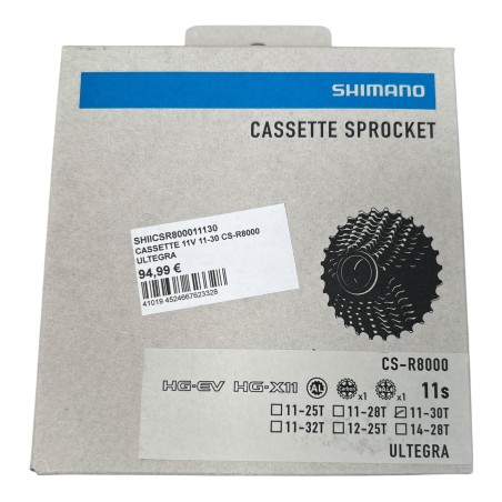 SHIMANO ULTEGRA CS-R8000 11S 11-30T CASSETTE SPROCKET