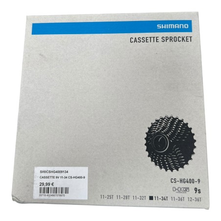 SHIMANO CS-HG400-9 9V 11-34T CASSETTE SPROCKET