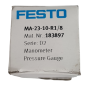 FESTO MA-23-10-R1/8 Manomètre 0-10 bar