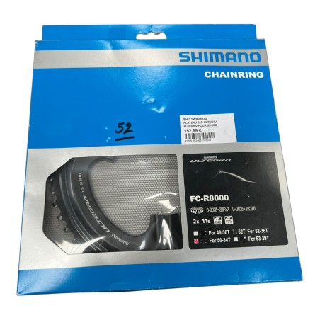 SHIMANO FC-R8000 2x 11s 52D ULTEGRA 52-36D PLATEAU