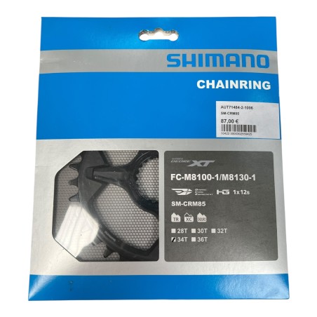 SHIMANO FC-M8100-1/M8130-1 SM-CRM85 12S 34T PLATEAU
