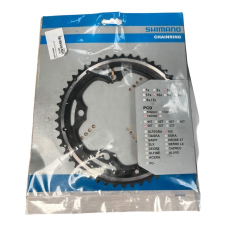 SHIMANO 105 NOIR 10V TPLE 50DT 3x10s 130mm 50T PLATEAU