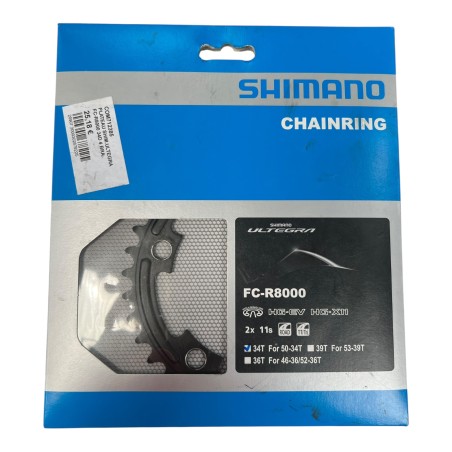 SHIMANO 34D ULTEGRA FC-R8000 4 BRA  PLATEAU