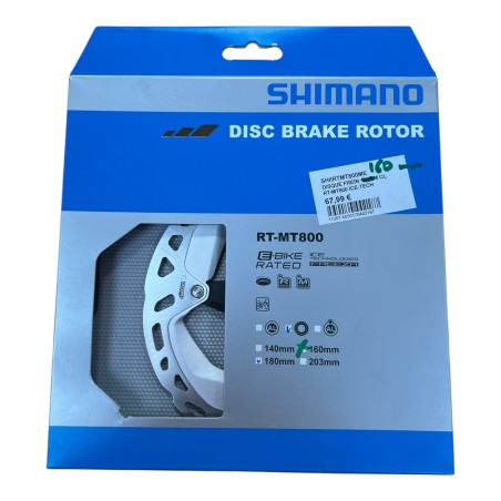 SHIMANO RT-MT800 160mm CL ICE-TECH DISQUE