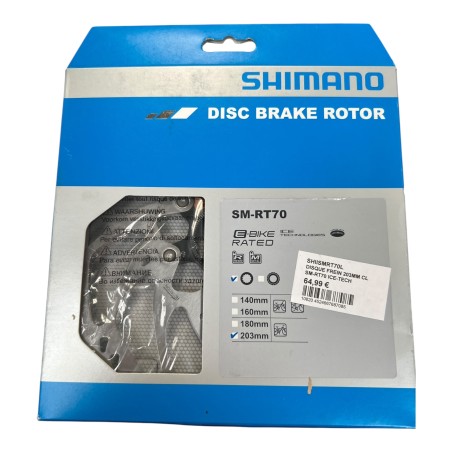 SHIMANO SM-RT70 203mm DISQUE