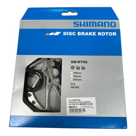 SHIMANO SM-RT66 203mm CENTERLOCK SLX DEORE DISQUE