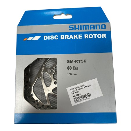 SHIMANO SM-RT56 160mm 6 TROUS DISQUE