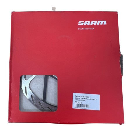 SRAM HS2  ARRONDI 6 TR ARGENT 220mm DISQUE