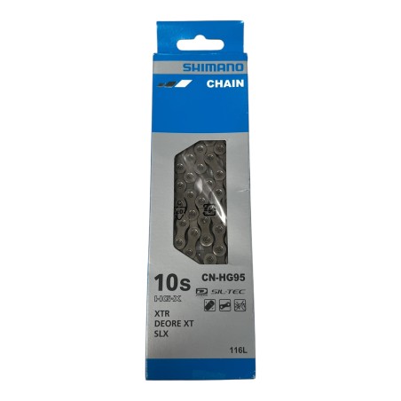 SHIMANO CN-HG95 10S HG-X XTR DEORE XT SLX CHAINE 116 MAILLONS