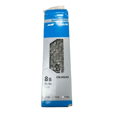SHIMANO CN-HG40 8S 7S 6S HG CHAINE 116 MAILLONS