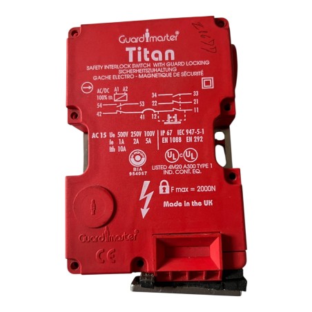 GUARD MASTER TITAN TLS-1 24V 27004 INTERRUPTEUR DE VERROUILLAGE DE SÉCURITÉ