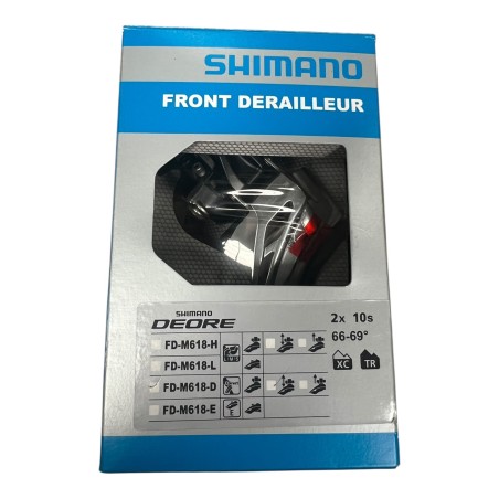SHIMANO FD-M618-D DEORE DOUBLE DERAILLEUR AVANT