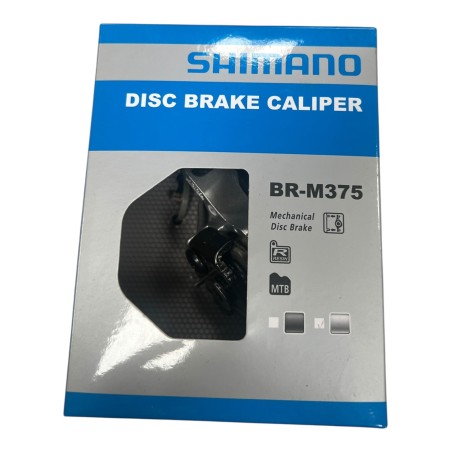 SHIMANO BR-M375 AV/AR ARGENT ÉTRIER DE FREIN À DISQUE