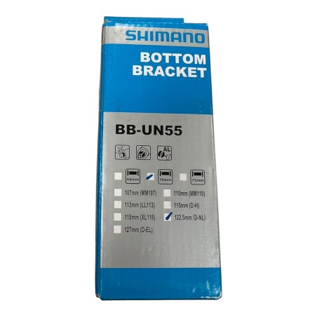 SHIMANO BB-UN55 70mm/ 122,5mm (D-NL) JEU DE PEDALIER ITA