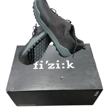 FI'ZI:K TERRA ERGOLACE X2 FLAT NOIR CHAUSSURE VTT TAILLE 45EU 10 1/2UK 11 1/2US