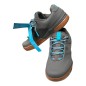 CRANKBROTHERS STAMP LACE SPLATTER BLUE/GRIS CHAUSSURE VELO TAILLE 40EU 6,5UK 7,5 US 256MM