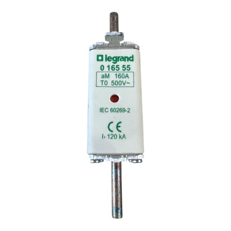 LEGRAND 0 165 55 FUSIBLE TYPE CARTOUCHE 160A 500V