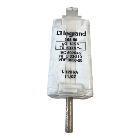 LEGRAND 168 50 FUSIBLE TYPE CARTOUCHE 125A 500V