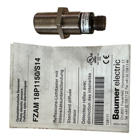 BAUMER FZAM 18P1150/S14 CAPTEUR PHOTOELECTRIQUE